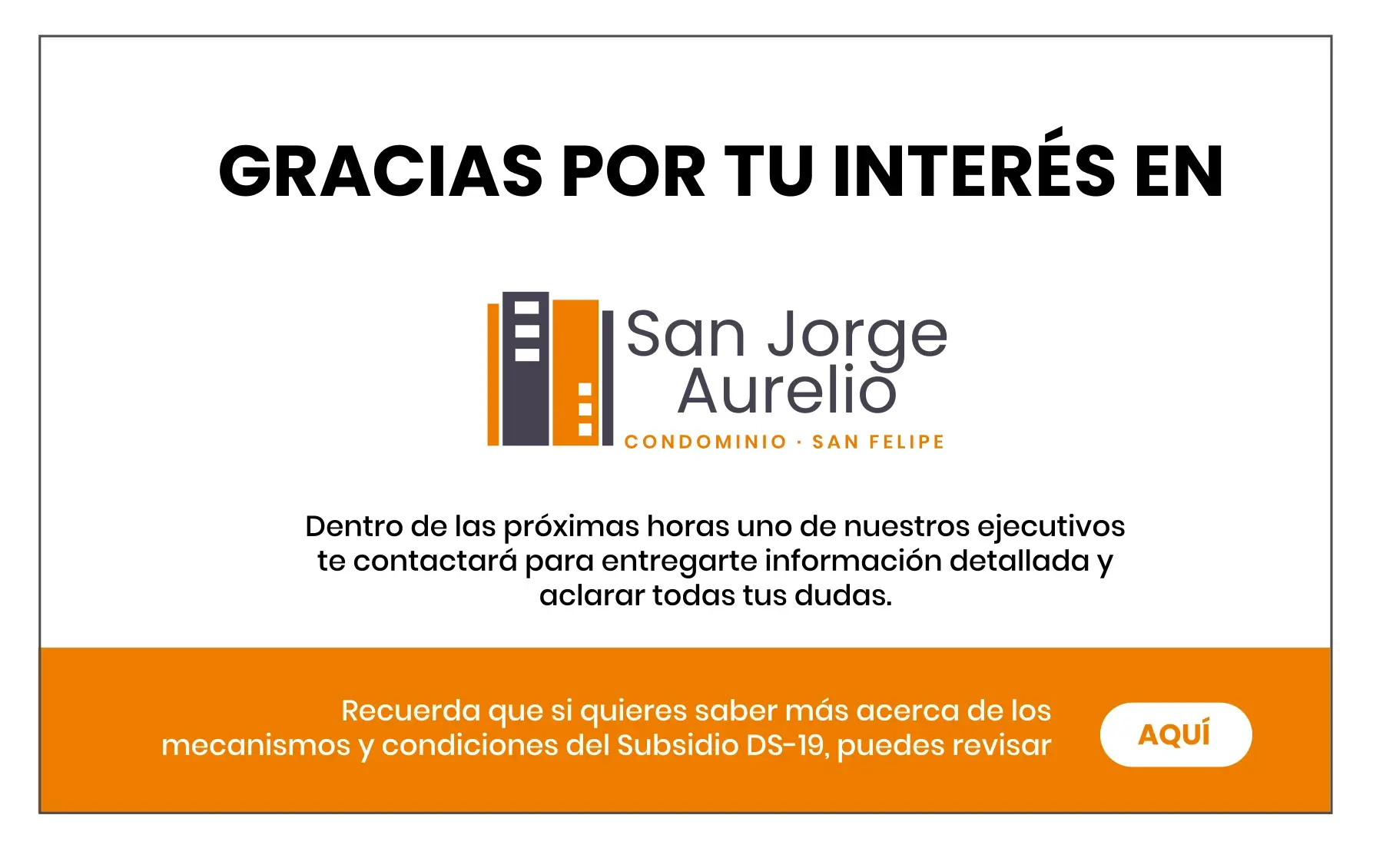 Gracias por tu interés